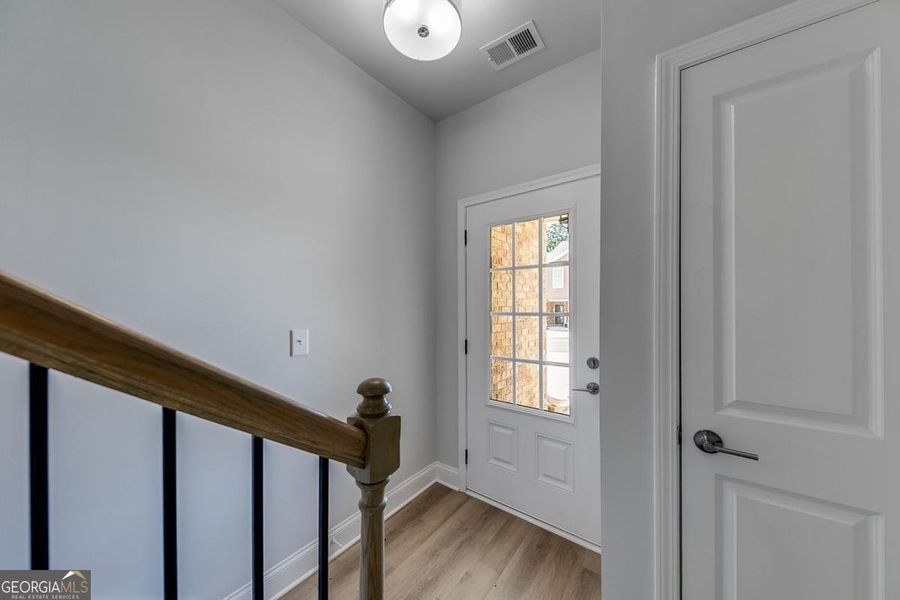 Spacious, unfurnished interior of a new home in Chimney Oaks Townhomes, Homer (Image 9). Spacious, unfurnished interior of a new home in Chimney Oaks Townhomes, Homer (Image 9).