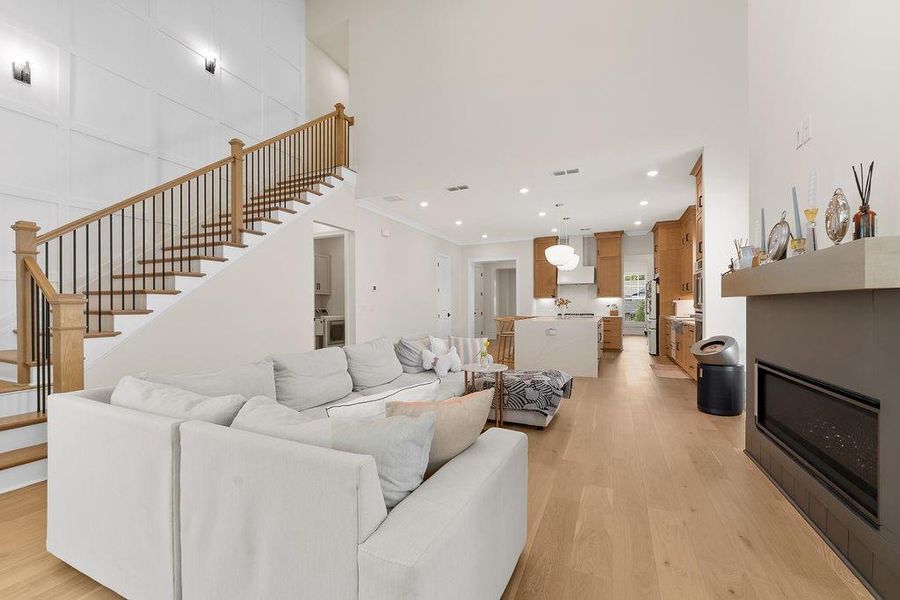 Furnished interior view inside a new home in , Alpharetta (Image 35).