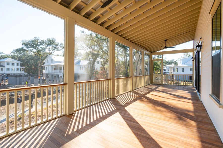 Exterior details and patio area of a home in , Johns Island (Image 4).