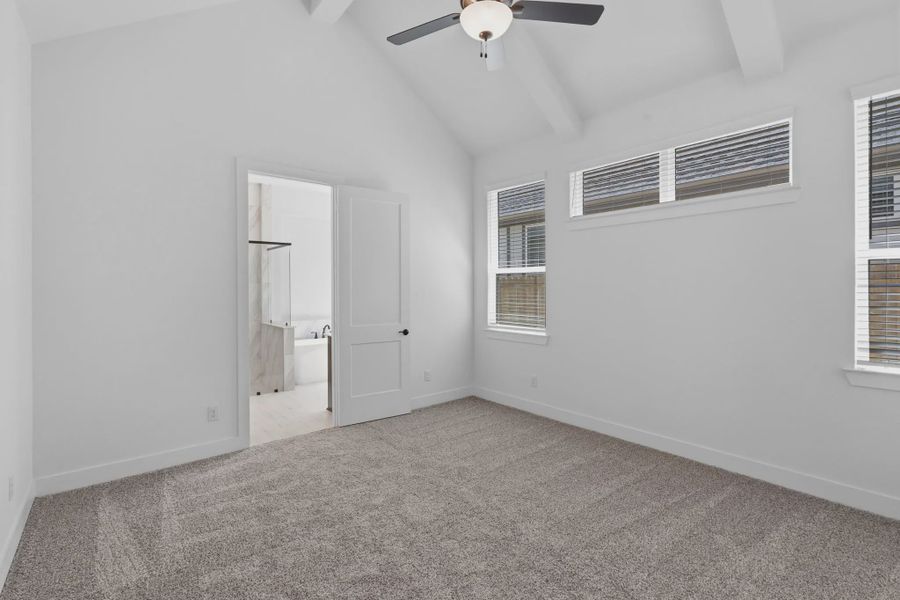 Representative unfurnished interior of a home built from the Palmer by Chesmar Homes in Riceland Alley Loads, Mont Belvieu (Image 21).