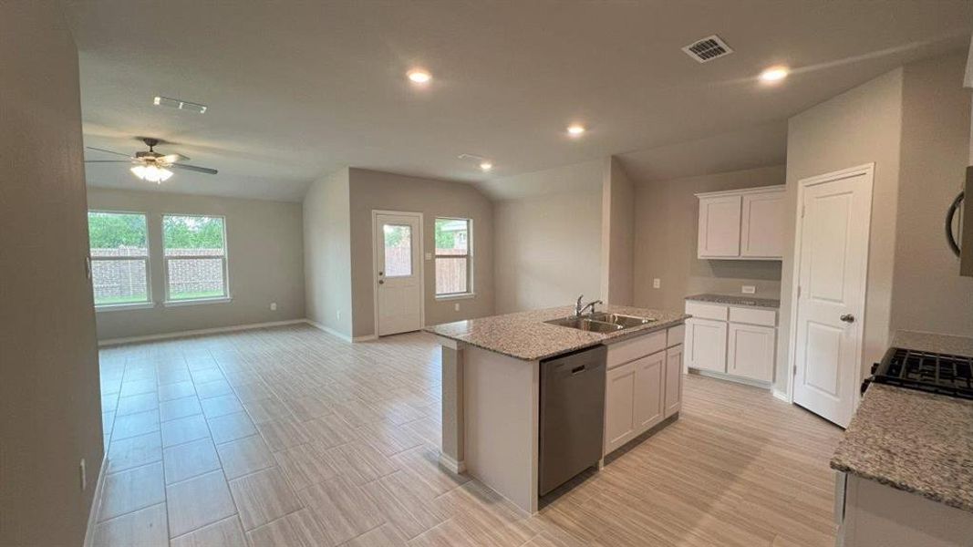 Furnished interior view inside a new home in Rosewood at Beltmill, Fort Worth (Image 4).