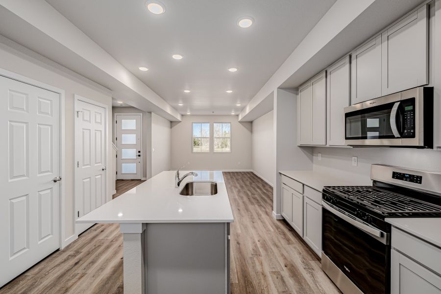 Furnished interior view inside a new home in Arras Park, Thornton (Image 9).