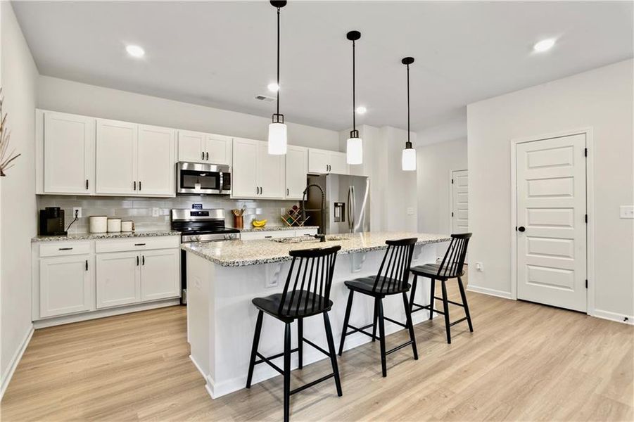 Furnished interior view inside a new home in , Cartersville (Image 18).