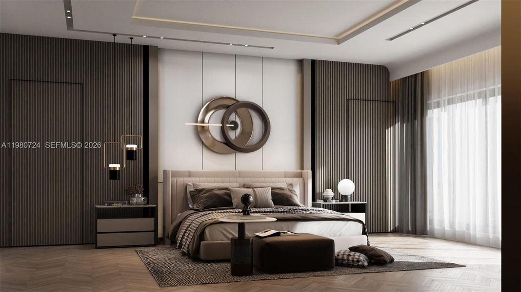 Furnished interior view inside a new home in , Fort Lauderdale (Image 5). Furnished interior view inside a new home in , Fort Lauderdale (Image 5).