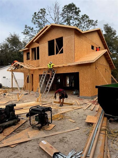 In-progress construction of a new home in , Interlachen, FL (Image 11).