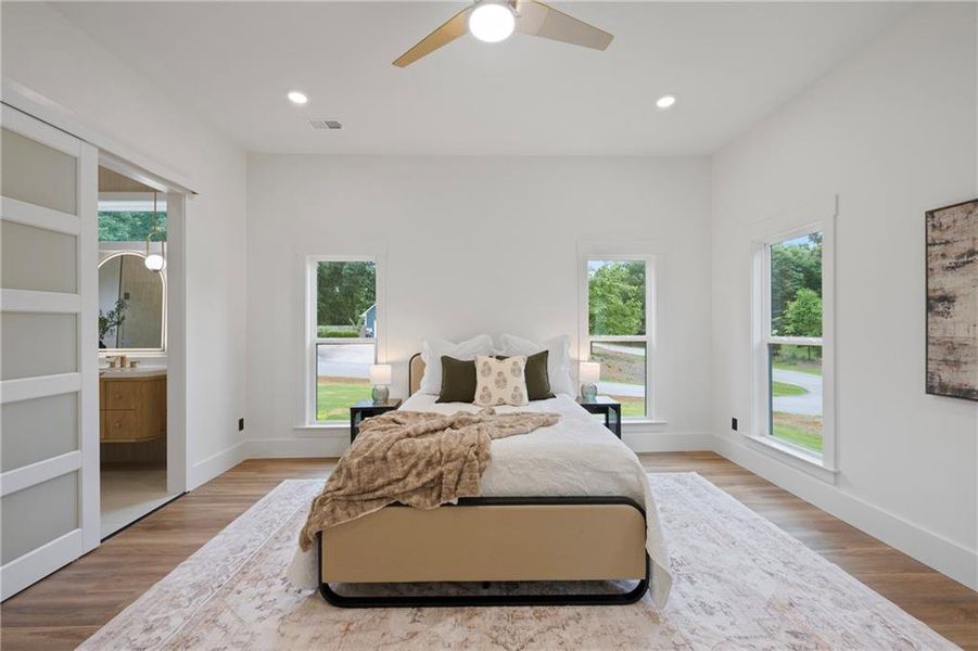 Furnished interior view inside a new home in , Gainesville (Image 39). Furnished interior view inside a new home in , Gainesville (Image 39).