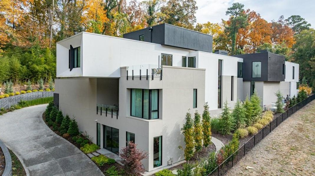 Front exterior of a new home in , Atlanta, GA, highlighting curb appeal (Image 27). Front exterior of a new home in , Atlanta, GA, highlighting curb appeal (Image 27).