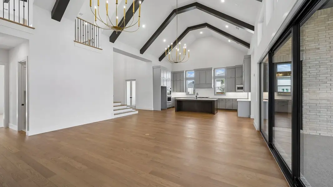 Spacious, unfurnished interior of a new home in Windsong Ranch 71' Series, Prosper (Image 13). Spacious, unfurnished interior of a new home in Windsong Ranch 71' Series, Prosper (Image 13).