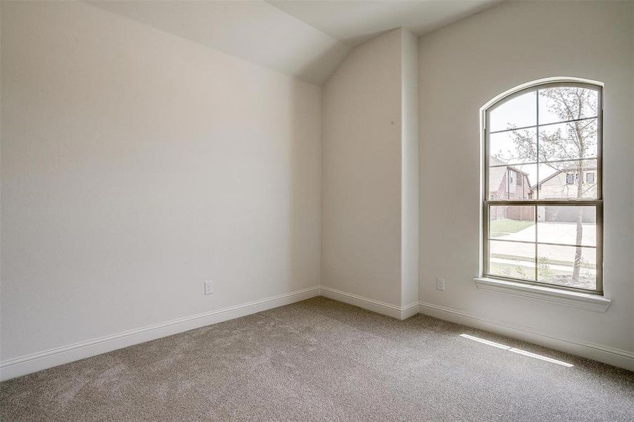 Carpeted spare room featuring a healthy amount of sunlight