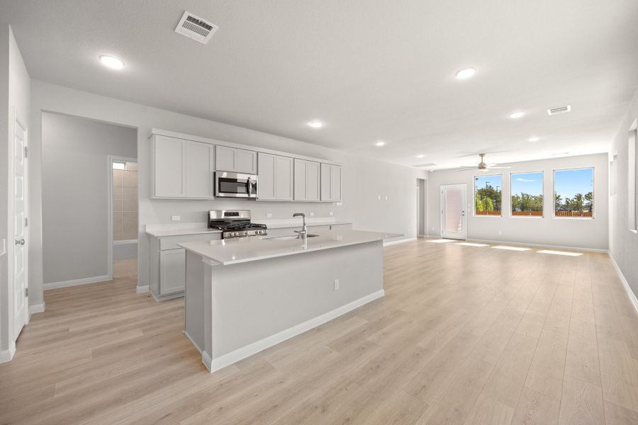 Furnished interior view inside a new home in Trinity Ranch, Elgin (Image 8).
