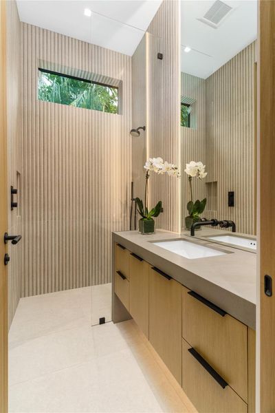 Furnished interior view inside a new home in , Ocean Ridge (Image 86).