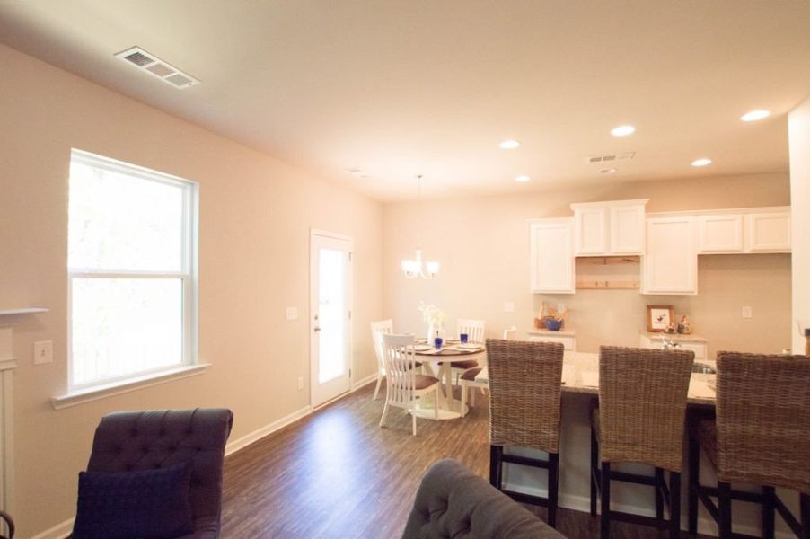 Representative furnished interior of a home built from the Poplar by Piedmont Residential in The Reserve at Willow Oaks, Canton (Image 11).