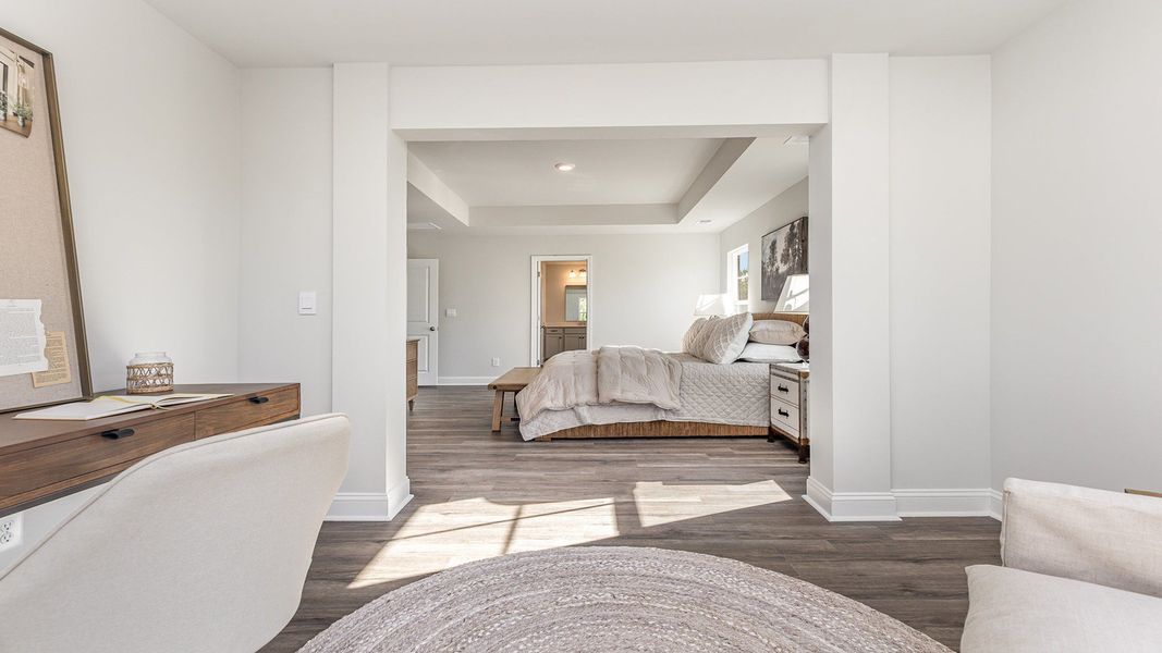 Furnished interior view inside a new home in Livingston Woods, Irmo (Image 31). Furnished interior view inside a new home in Livingston Woods, Irmo (Image 31).