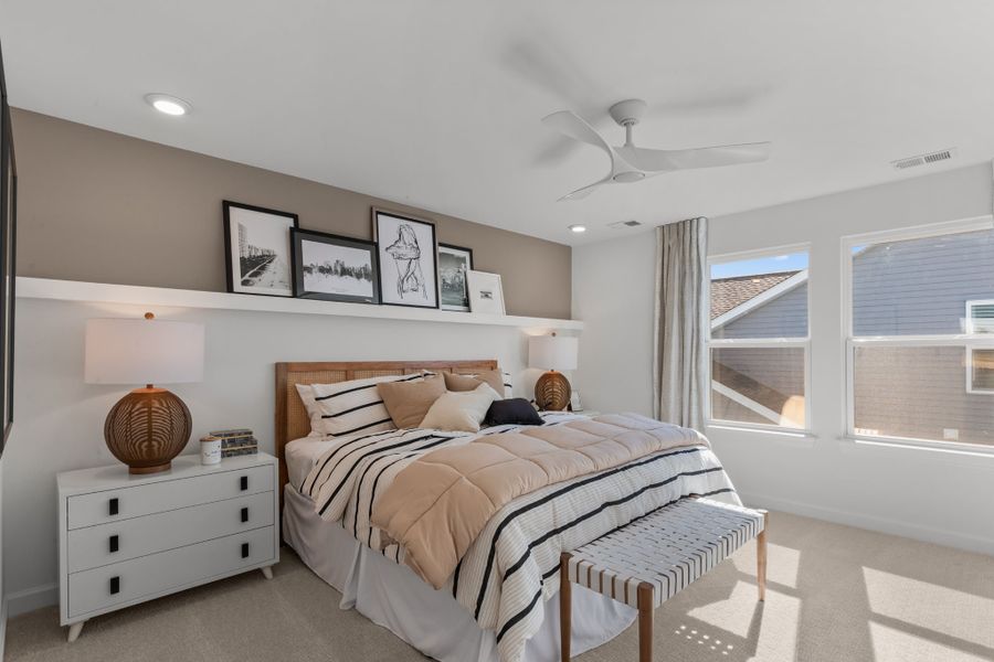 Representative furnished interior of a home built from the The Shorebreak by Chesapeake Homes in Terrapin, Leland (Image 56).
