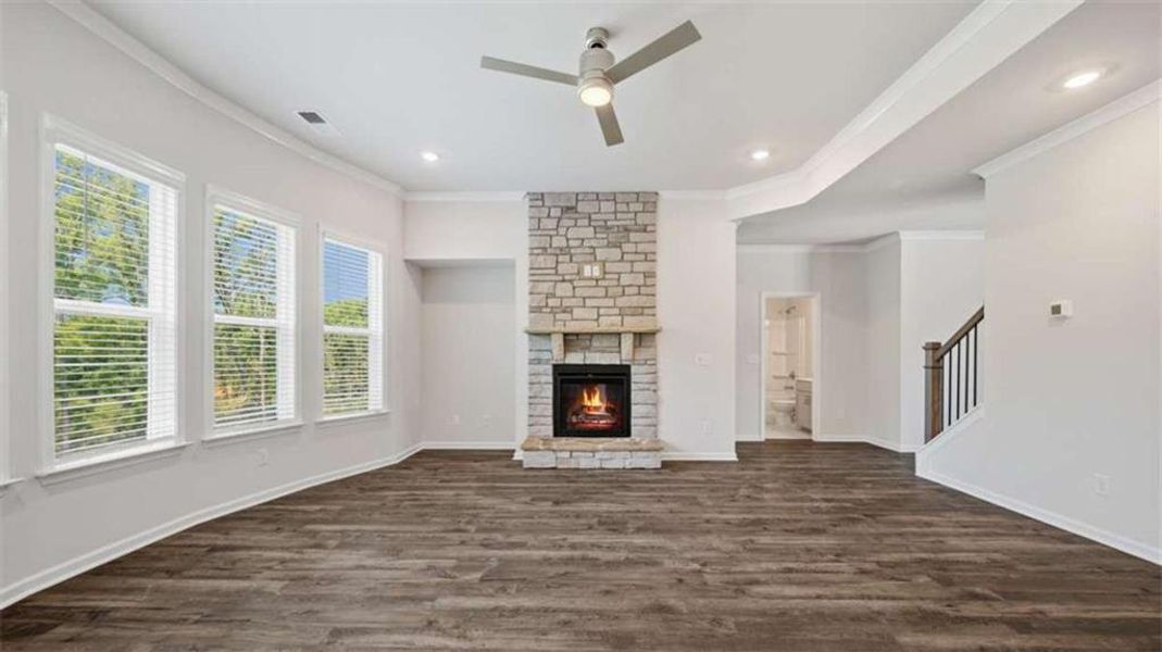 Spacious, unfurnished interior of a new home in Water Oak Estates, Lawrenceville (Image 19).
