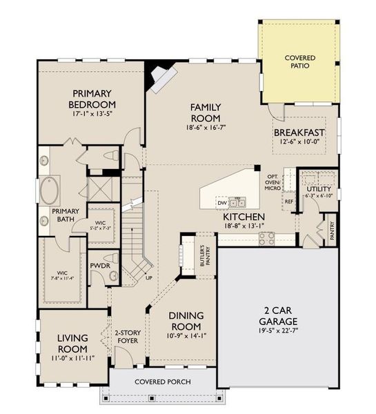 Bethany FloorplanLevel 1
