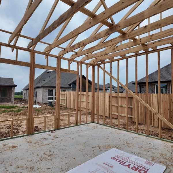 In-progress construction of a new home in Wildrye, Waller, TX (Image 5).