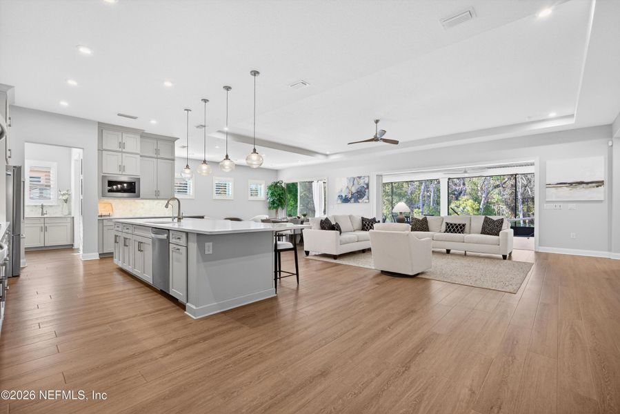 Furnished interior view inside a new home in RiverTown, St. Johns (Image 10).