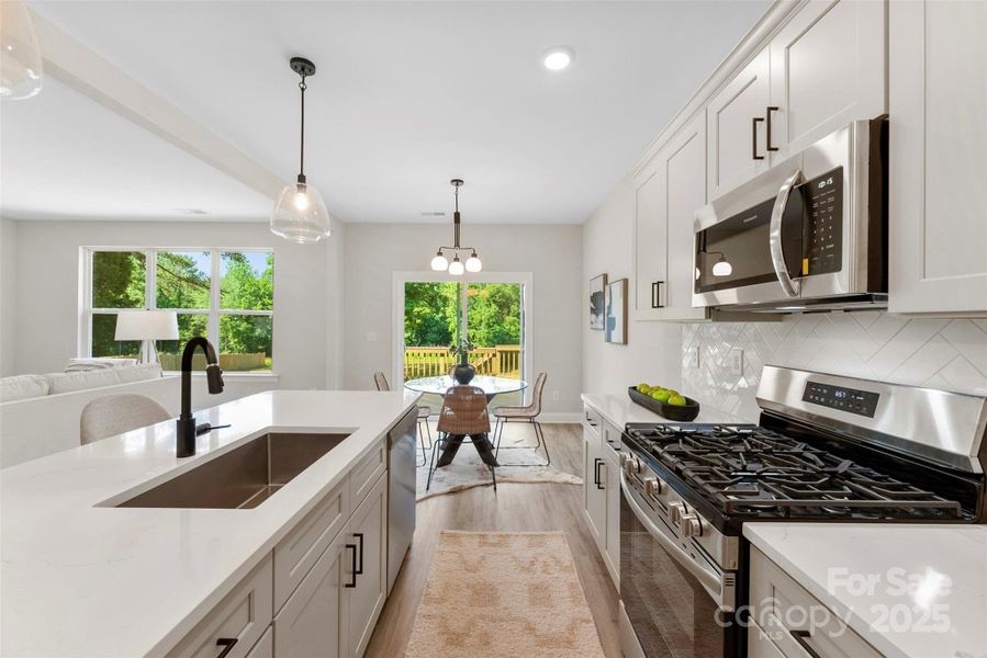 Furnished interior view inside a new home in , Charlotte (Image 17).