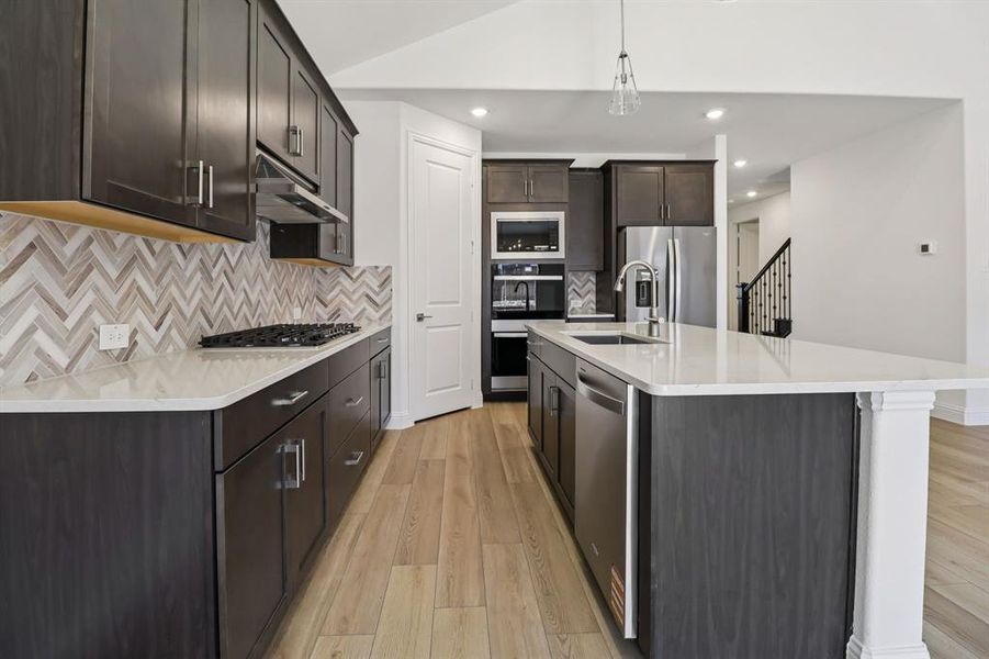 Furnished interior view inside a new home in Ashford Park - Texana Series, Corinth (Image 7).