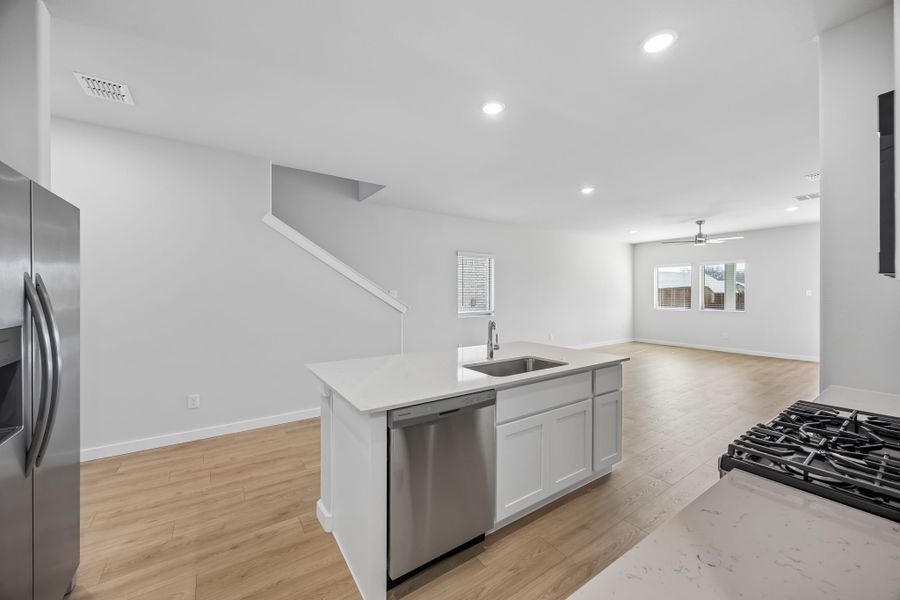 Open First Floor in the Mesquite home plan by Trophy Signature Homes – REPRESENTATIVE PHOTO