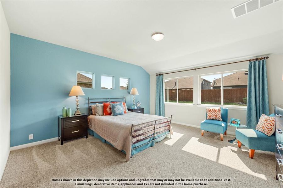 Furnished interior view inside a new home in Bear Creek Elements, Lavon (Image 6).
