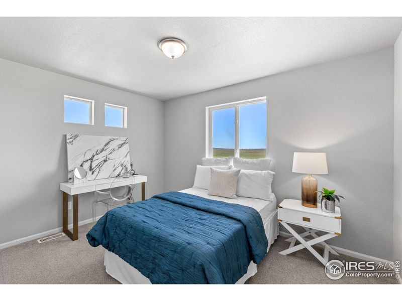 Furnished interior view inside a new home in Thompson River Ranch, Johnstown (Image 12). Furnished interior view inside a new home in Thompson River Ranch, Johnstown (Image 12).