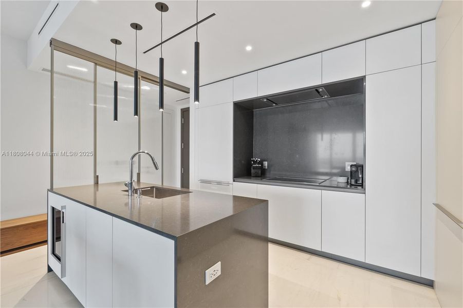Furnished interior view inside a new home in Aston Martin Residences, Miami (Image 19).