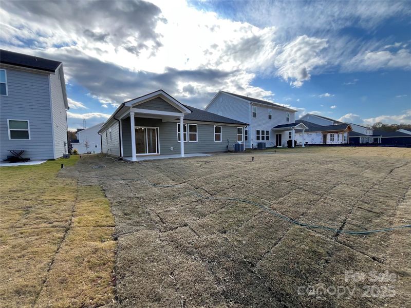 Exterior details and patio area of a home in Sheffield, Indian Trail (Image 4).