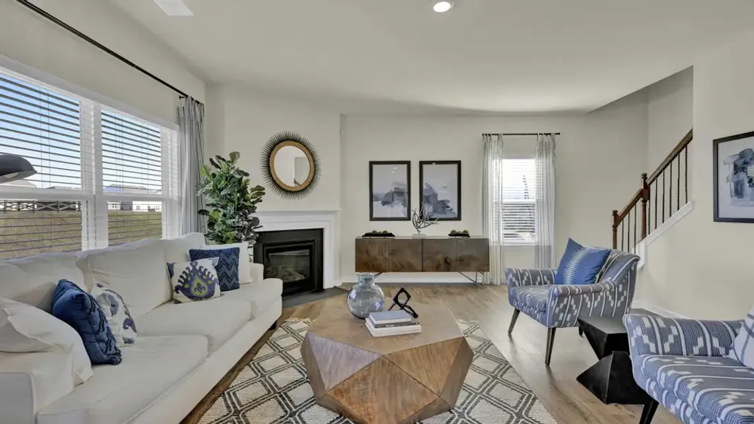 Representative furnished interior of a home built from the Mansfield by D.R. Horton in Reina Vista, Loudon (Image 18). Representative furnished interior of a home built from the Mansfield by D.R. Horton in Reina Vista, Loudon (Image 18).