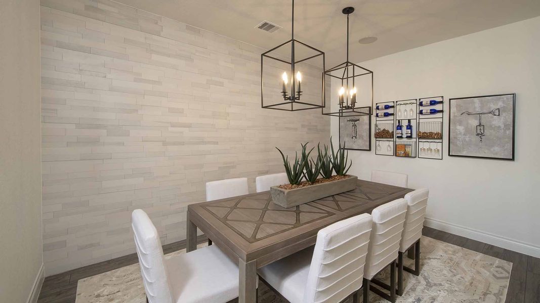 Furnished interior view inside a new home in Santa Rita Ranch - Eldorado, Liberty Hill (Image 42).