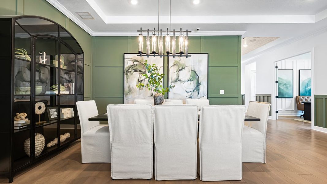 Representative furnished interior of a home built from the Pallazio II by Taylor Morrison in Skye Ranch Community Group Page, Sarasota (Image 8).