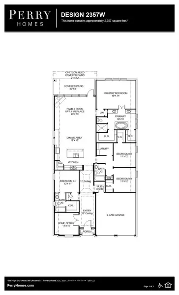 2D floor plan layout of this home in , League City, TX (Image 2).