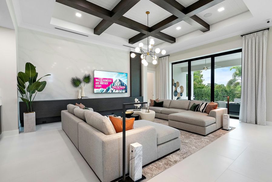 Representative furnished interior of a home built from the Keenan 58 by GHO Homes in Tesoro Club, Port St. Lucie (Image 12). Representative furnished interior of a home built from the Keenan 58 by GHO Homes in Tesoro Club, Port St. Lucie (Image 12).