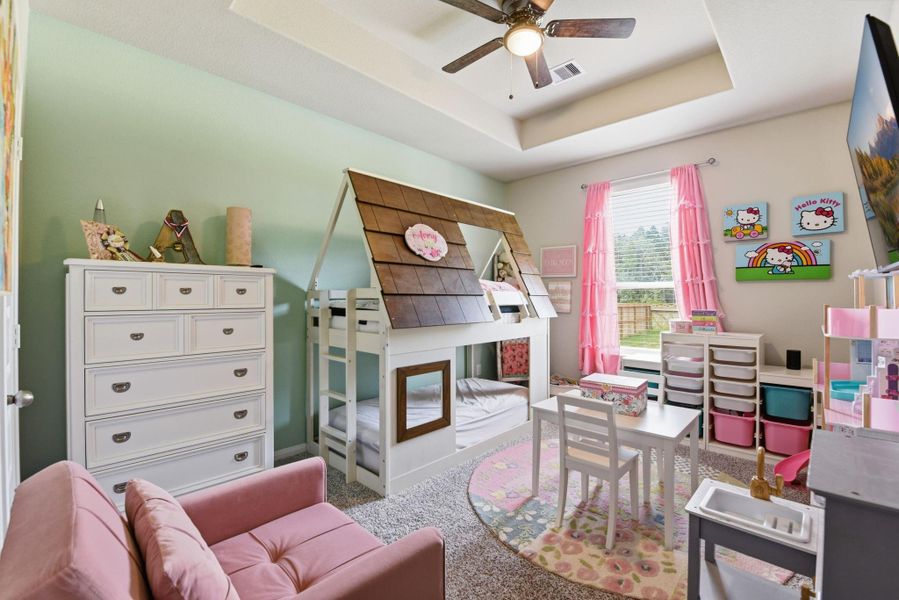 Furnished interior view inside a new home in , Cleveland (Image 42).