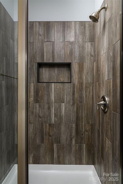Gorgeous separate shower in primary bathroom!