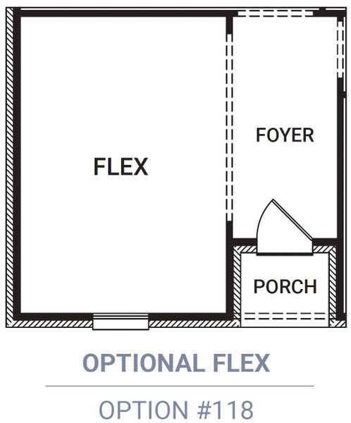 Flex (eliminates Bedroom 3) Flex (eliminates Bedroom 3)