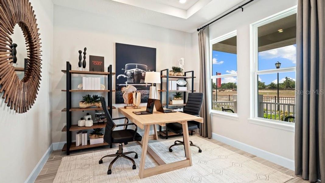 Furnished interior view inside a new home in Palms at Coasterra, Palmetto (Image 11). Furnished interior view inside a new home in Palms at Coasterra, Palmetto (Image 11).