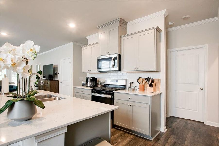 Furnished interior view inside a new home in , Acworth (Image 7).