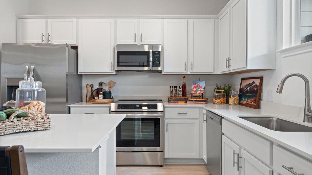 Furnished interior view inside a new home in Avery Centre, Round Rock (Image 10). Furnished interior view inside a new home in Avery Centre, Round Rock (Image 10).