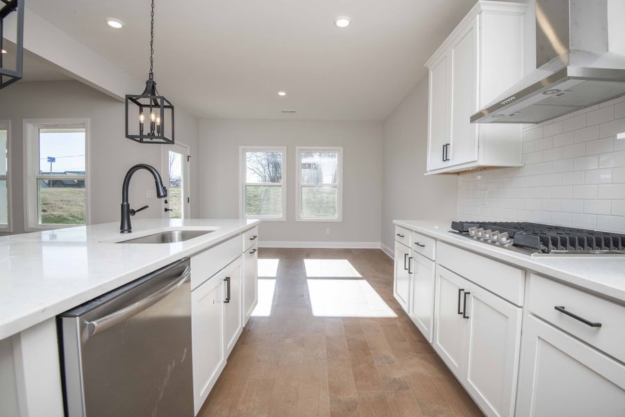 Furnished interior view inside a new home in Ivey Farms - The Grove Collection, Farragut (Image 10). Furnished interior view inside a new home in Ivey Farms - The Grove Collection, Farragut (Image 10).