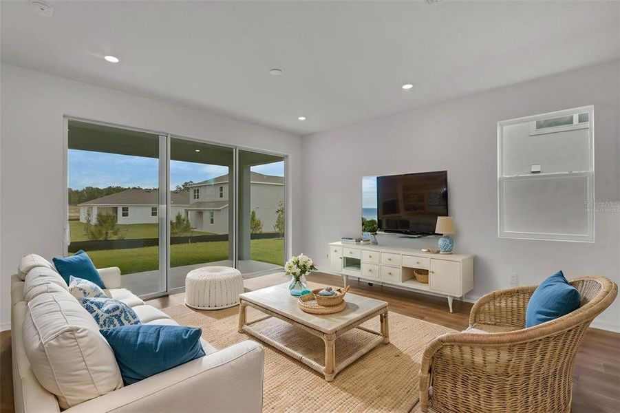Furnished interior view inside a new home in Tuscan Hills, Dade City (Image 13).