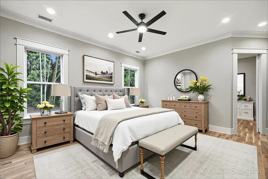 Furnished interior view inside a new home in , Ball Ground (Image 17).