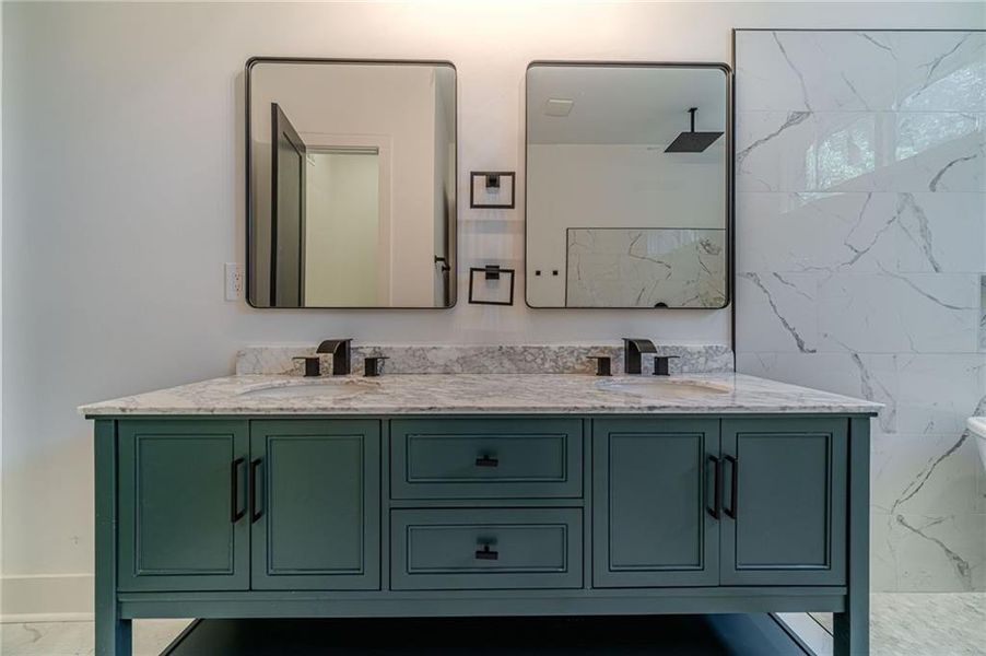 Furnished interior view inside a new home in , Flowery Branch (Image 29).