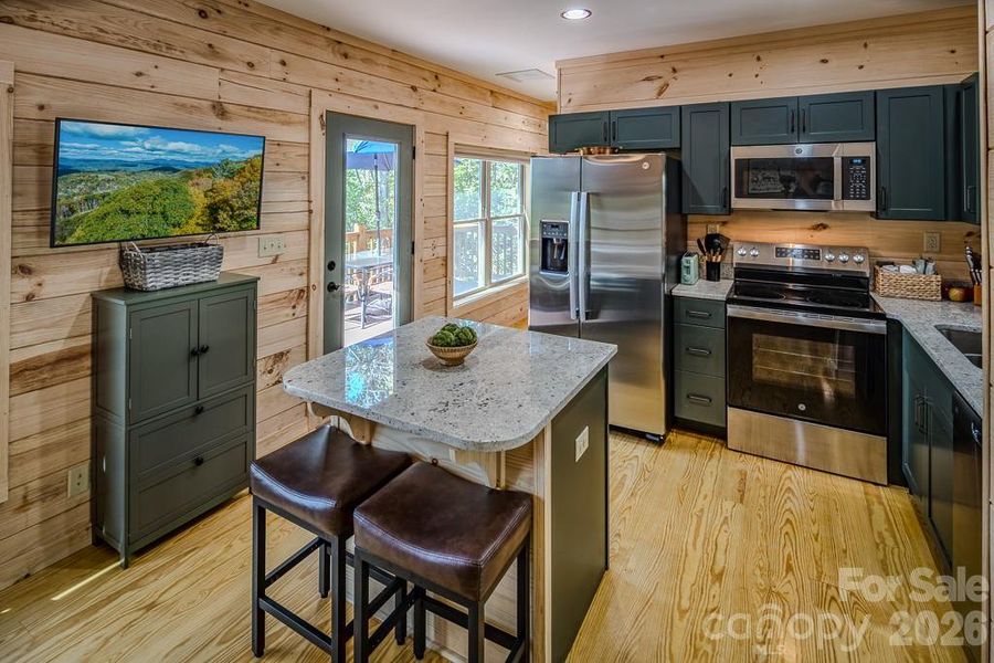 Furnished interior view inside a new home in , Beech Mountain (Image 5). Furnished interior view inside a new home in , Beech Mountain (Image 5).