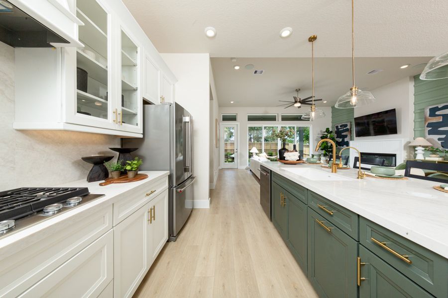 Representative furnished interior of a home built from the Reflection by Beazer Homes in Meridiana, Manvel (Image 6).