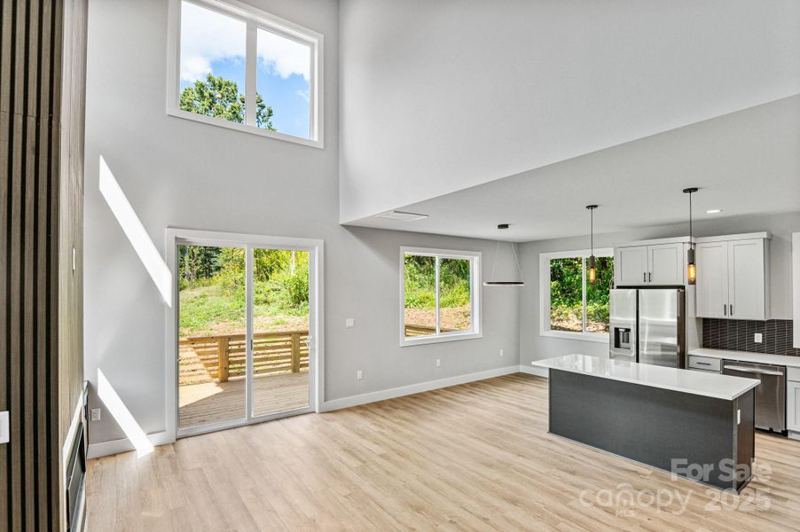 Living Room + Kitchen