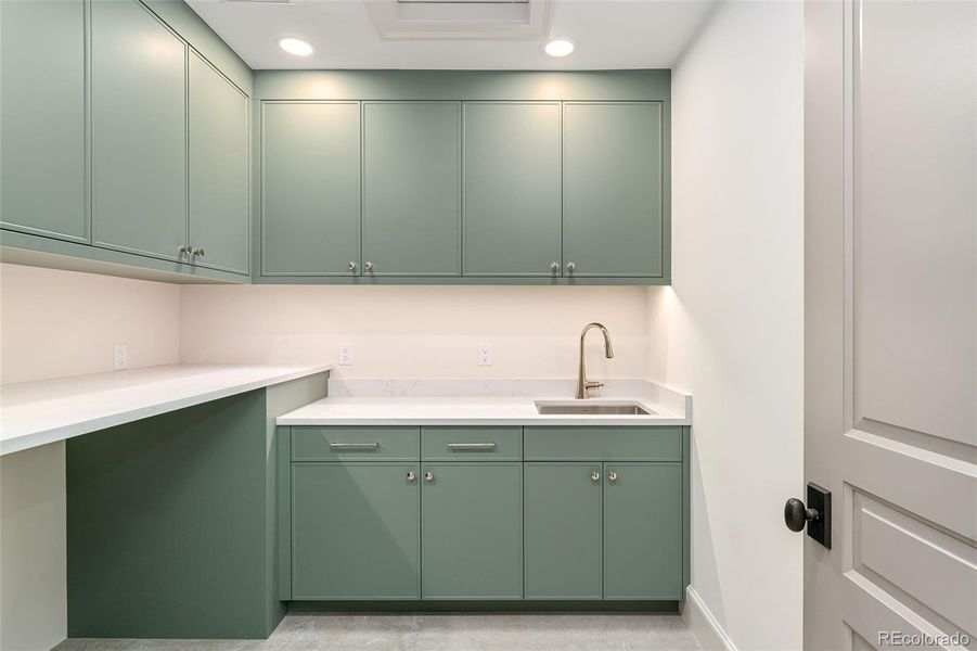 Furnished interior view inside a new home in , Denver (Image 27).