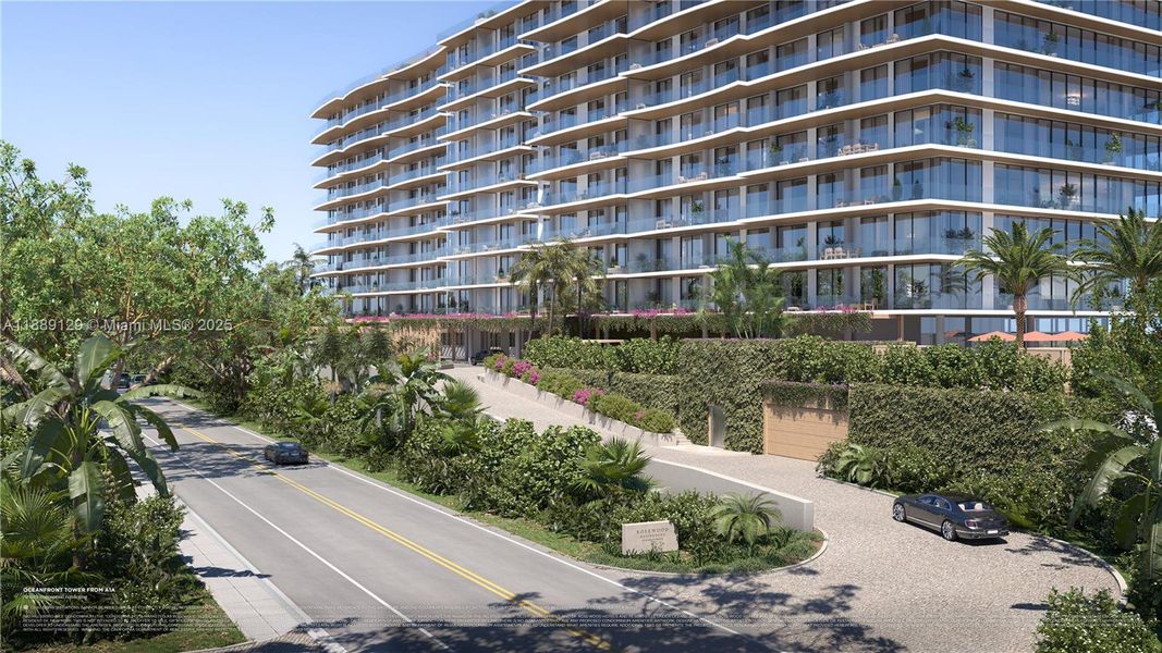 Condo located in Hillsboro Beach, FL showcasing its design and architecture (Image 1).