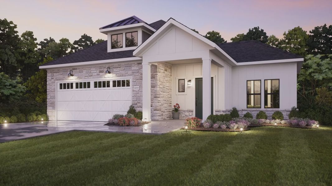Representative exterior photo of a completed home built from the Palazzo by Epcon Communities in The Courtyards at Holly Springs, Canton, GA (Image 36). Representative exterior photo of a completed home built from the Palazzo by Epcon Communities in The Courtyards at Holly Springs, Canton, GA (Image 36).